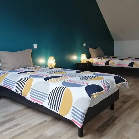 Villa Gite A La Campagne à Saint-Aubin-de-Terregatte Extérieur photo